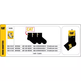 Caterpillar CAT AV781A Rövid munkazokni 3-pack