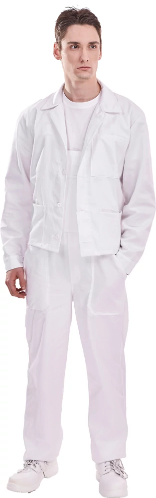 Coverguard Fehér Pamutkabát